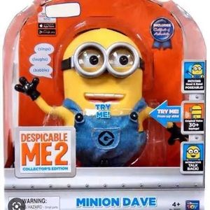 Brand New Minion Dave toy, collectors edition with certificate of authenticity.